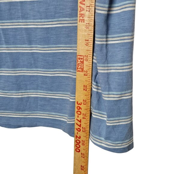 Patagonia Womens Striped Organic Cotton & Recycled Polyester Tank Top Blue/White - Picture 8 of 10